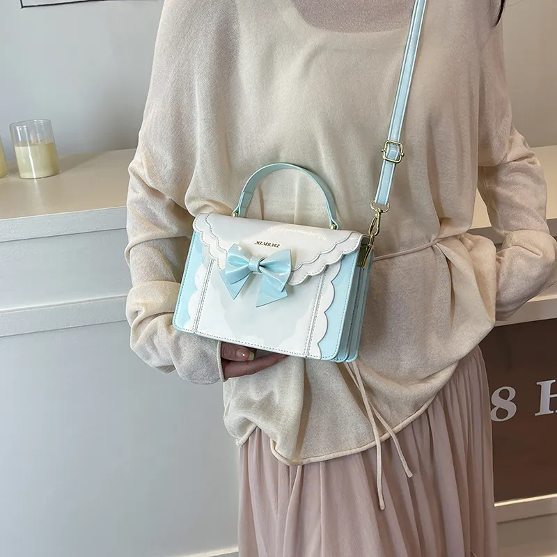 TOUTSEUL YOLO PU Handbag Women's Pink/Black/Light Blue/Yellow-15