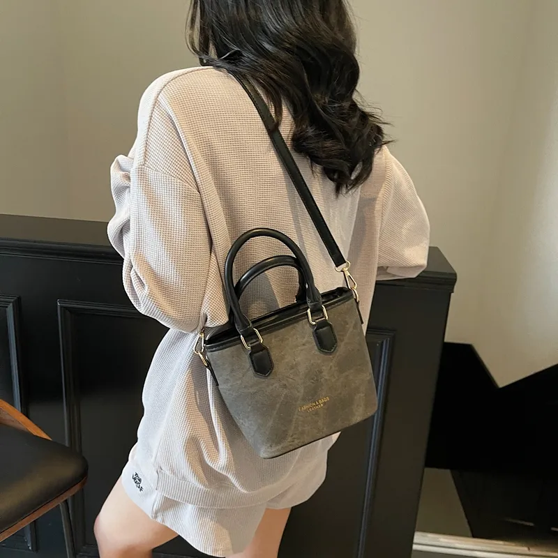 TOUTSEUL YOLO PU Crossbody Handbag Women's Beige & Brown/Beige & Black/Black & Pink-13