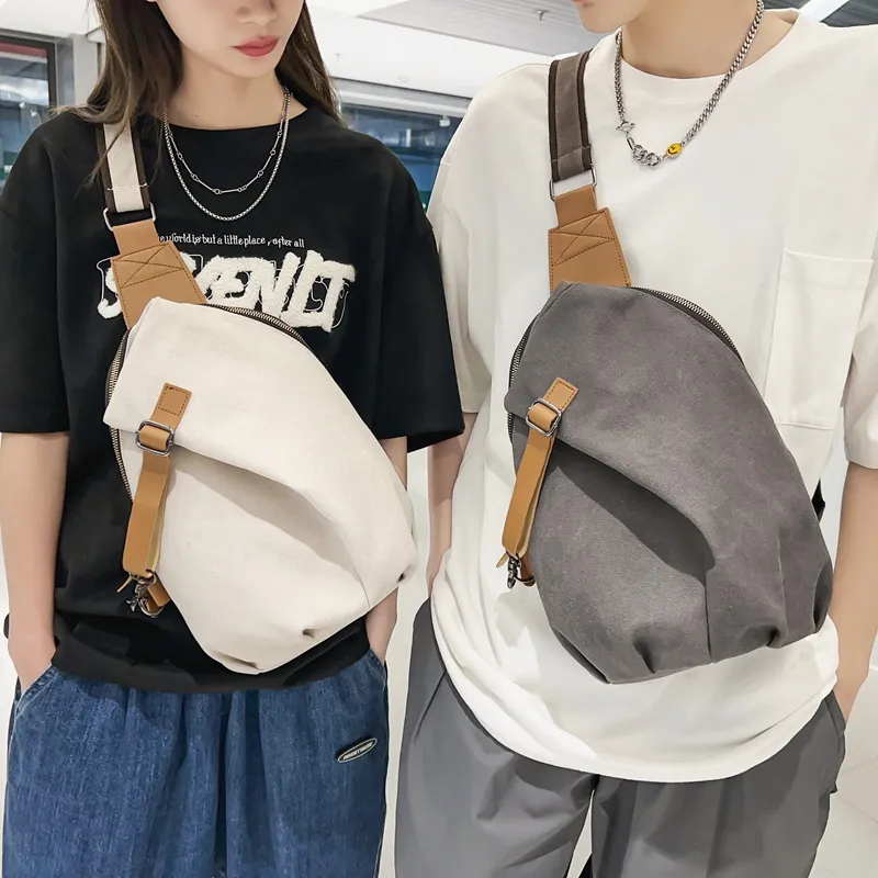 TOUTSEUL YOLO Canvas Sling Bag Unisex Multicolor-4