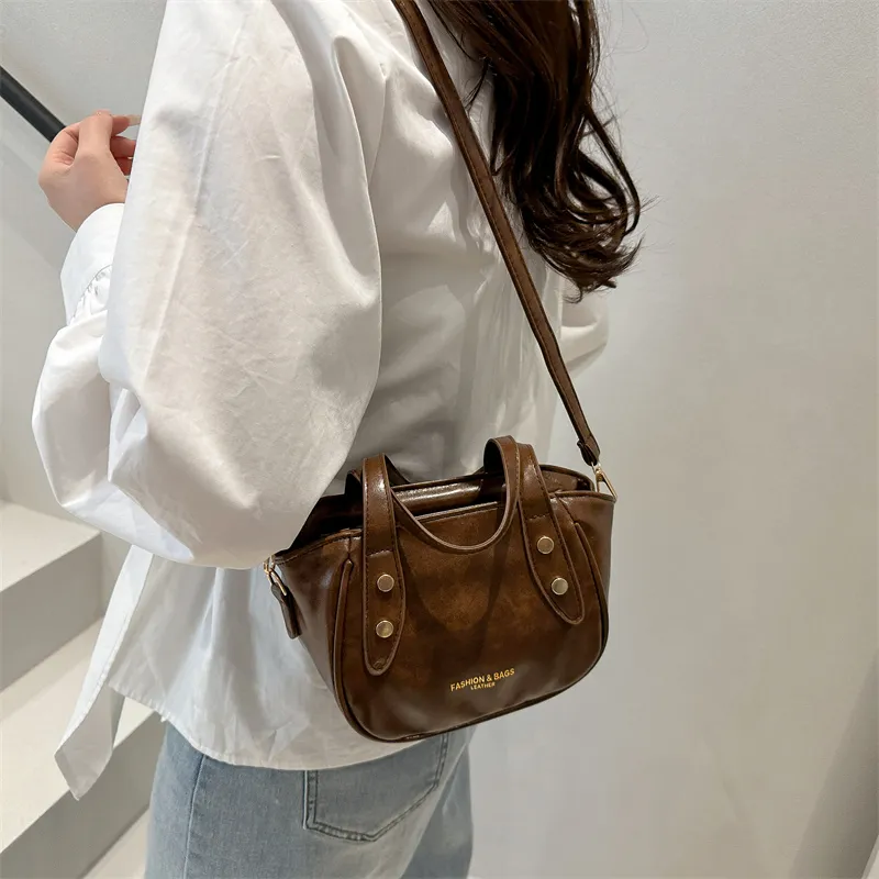 TOUTSEUL YOLO PU Handbag Women's White/Black/Pink/Brown-22
