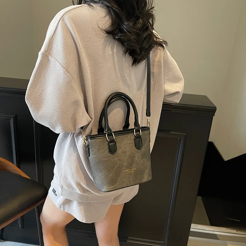TOUTSEUL YOLO PU Crossbody Handbag Women's Beige & Brown/Beige & Black/Black & Pink-15