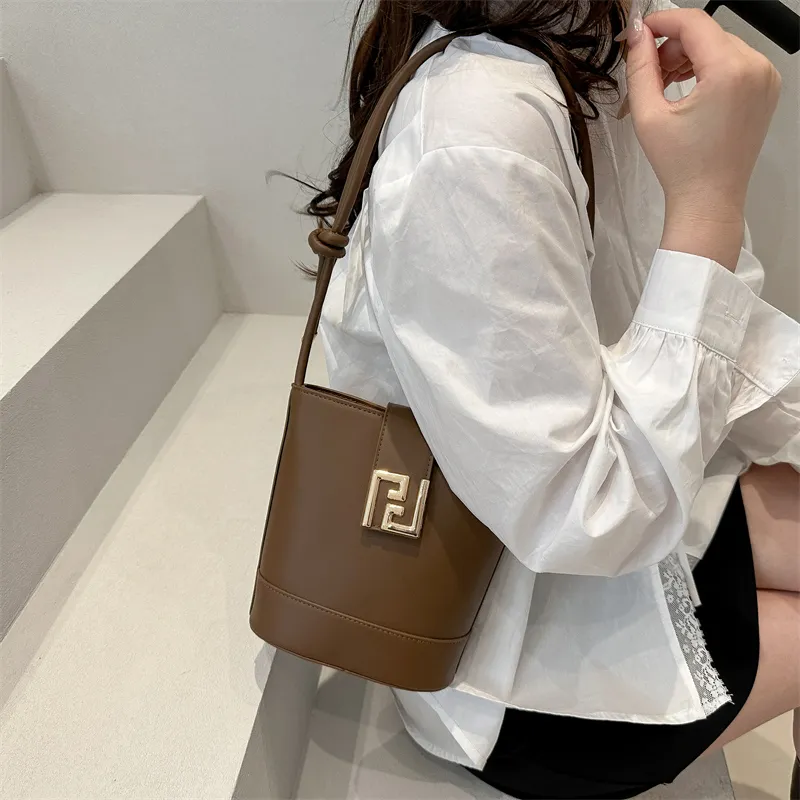 TOUTSEUL YOLO PU Bucket Bag, Shoulder Bag Women's Multicolor-26