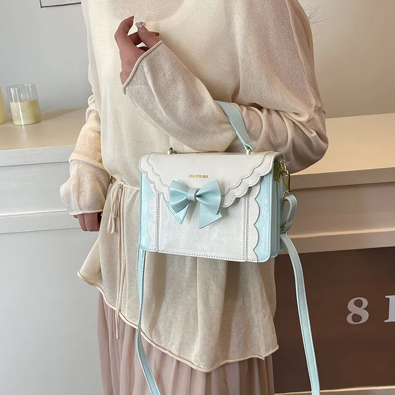 TOUTSEUL YOLO PU Handbag Women's Pink/Black/Light Blue/Yellow-14