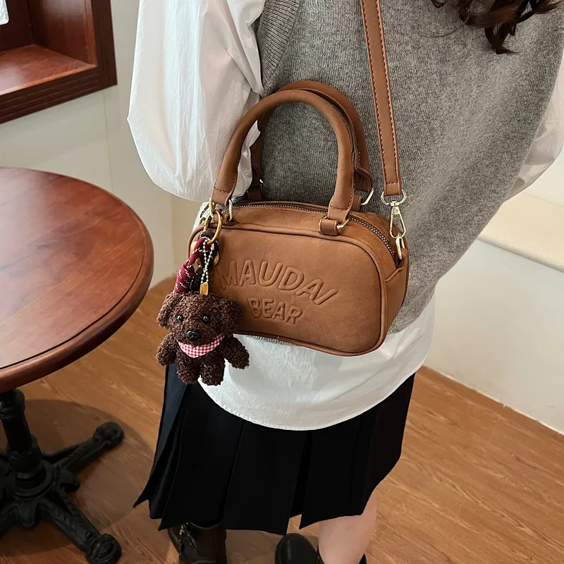 TOUTSEUL YOLO PU Crossbody One Shoulder Handbag Regular Women's Pink/Green/Brown/Black-13