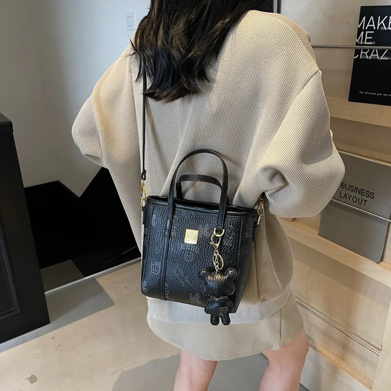 TOUTSEUL YOLO PU One Shoulder Handbag Women's White/Black/Pink/Brown-10