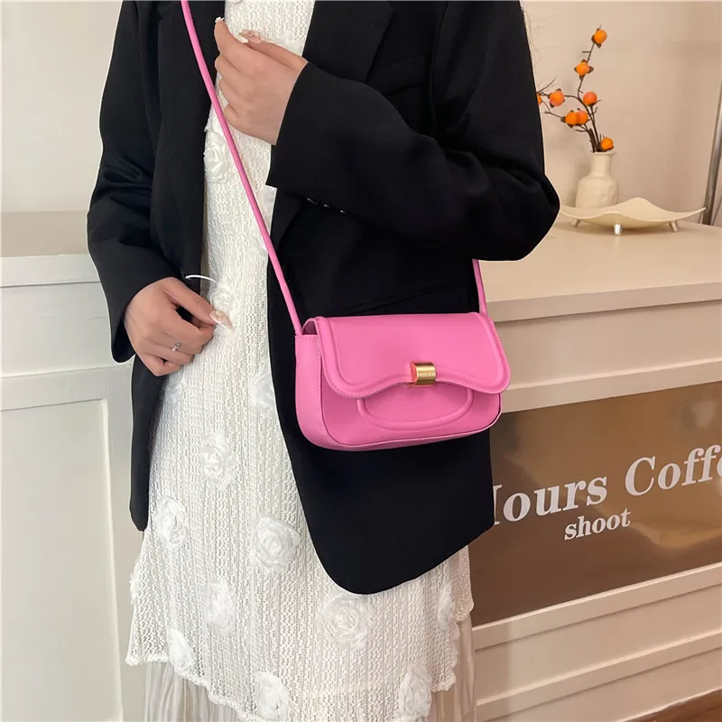 TOUTSEUL YOLO PU Shoulder Bag, Crossbody Bag Women's White/Black/Pink/Brown-16