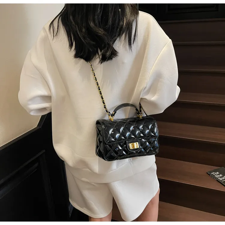 TOUTSEUL YOLO PU Handbag Women's Ecru/Yellow/Black/Burgundy/Pink-31