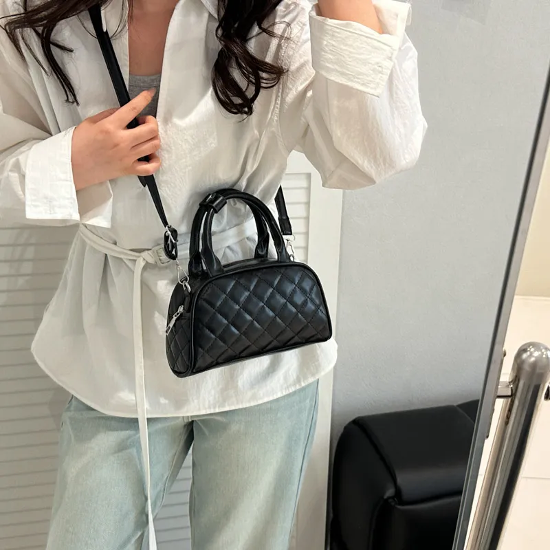 TOUTSEUL YOLO PU Handbag Women's White/Black/Khaki/Pink/Brown-7