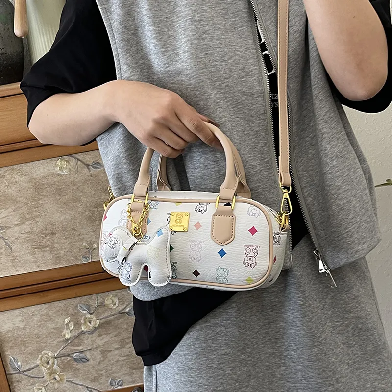 TOUTSEUL YOLO PU Handbag Women's White/Pink/Brown/Khaki/Black/Coffee-4