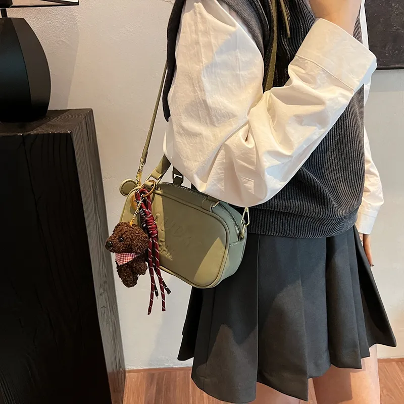 TOUTSEUL YOLO PU Crossbody One Shoulder Handbag Regular Women's Pink/Green/Brown/Black-8