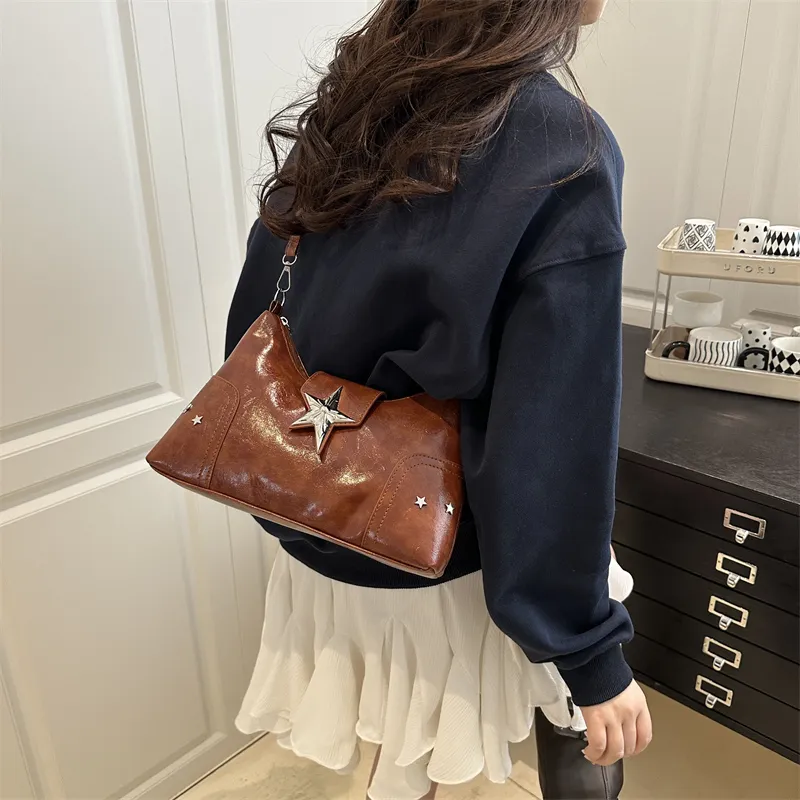 TOUTSEUL YOLO PU Shoulder Bag Women's Ecru/Black/Pink/Red/Light Brown-29