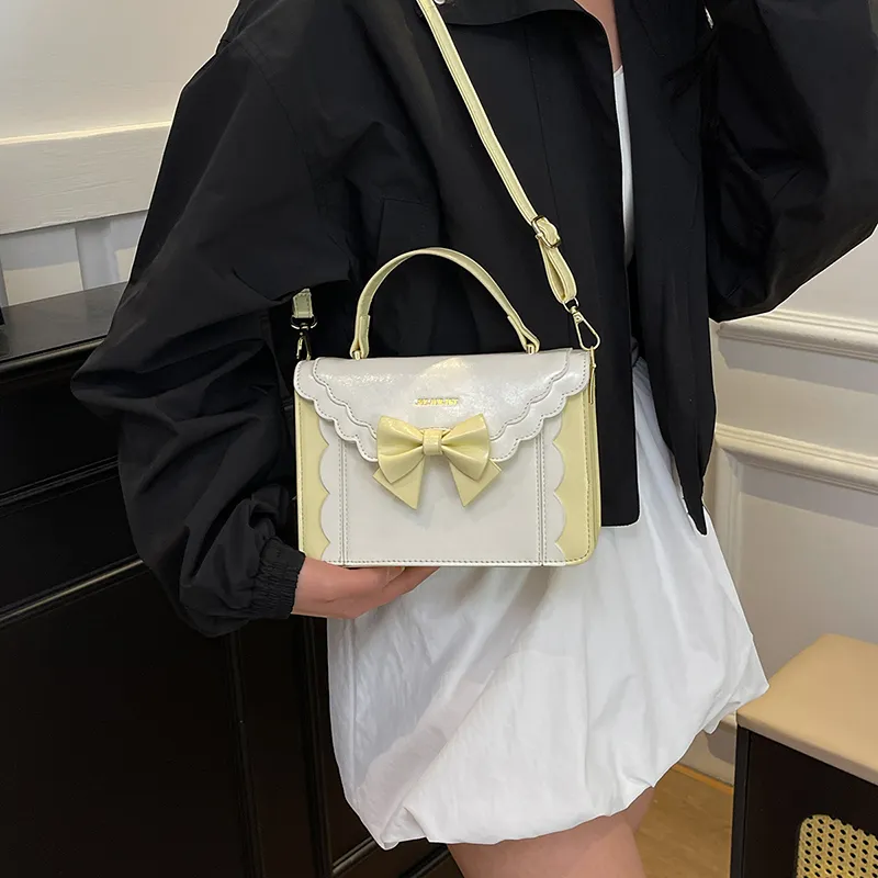 TOUTSEUL YOLO PU Handbag Women's Pink/Black/Light Blue/Yellow-23