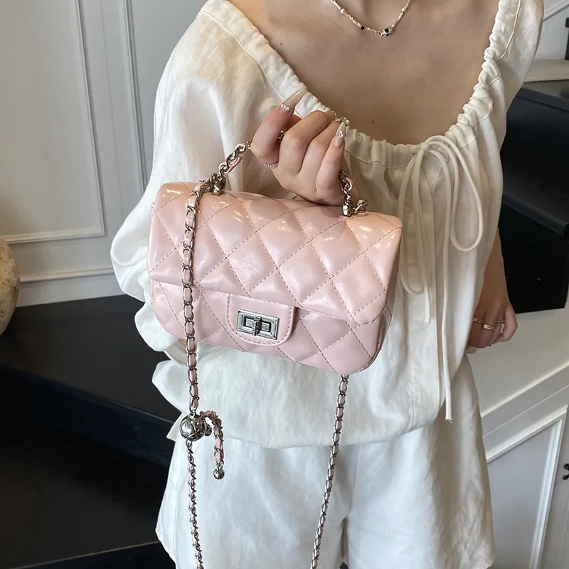 TOUTSEUL YOLO PU Handbag Regular Women's Pink/Silver/Blue/White/Black-4