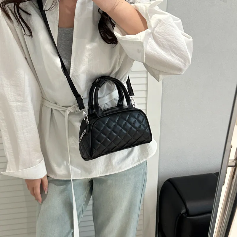 TOUTSEUL YOLO PU Handbag Women's White/Black/Khaki/Pink/Brown-8