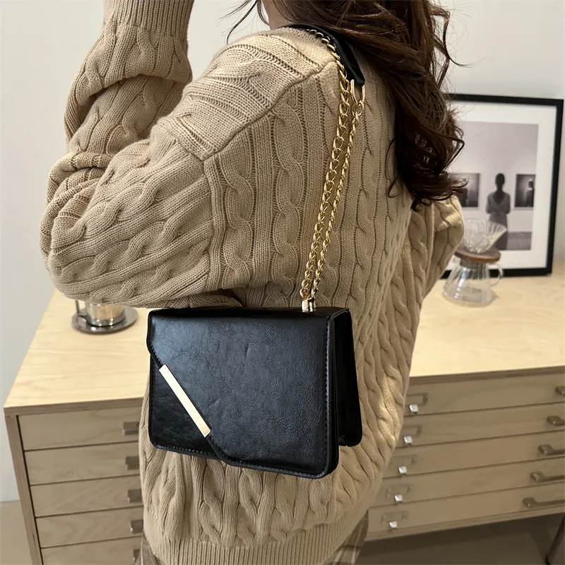TOUTSEUL YOLO PU Shoulder Bag Women's White/Red/Black-5