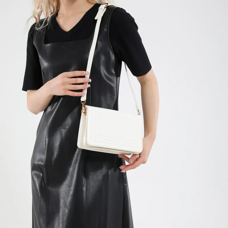 TOUTSEUL YOLO PU Shoulder Bag Regular Women's White/Black/Red/Brown-5