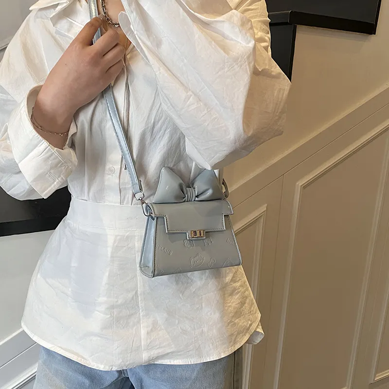TOUTSEUL YOLO PU Shoulder Bag Women's White/Silver/Black/Pink/Blue-21