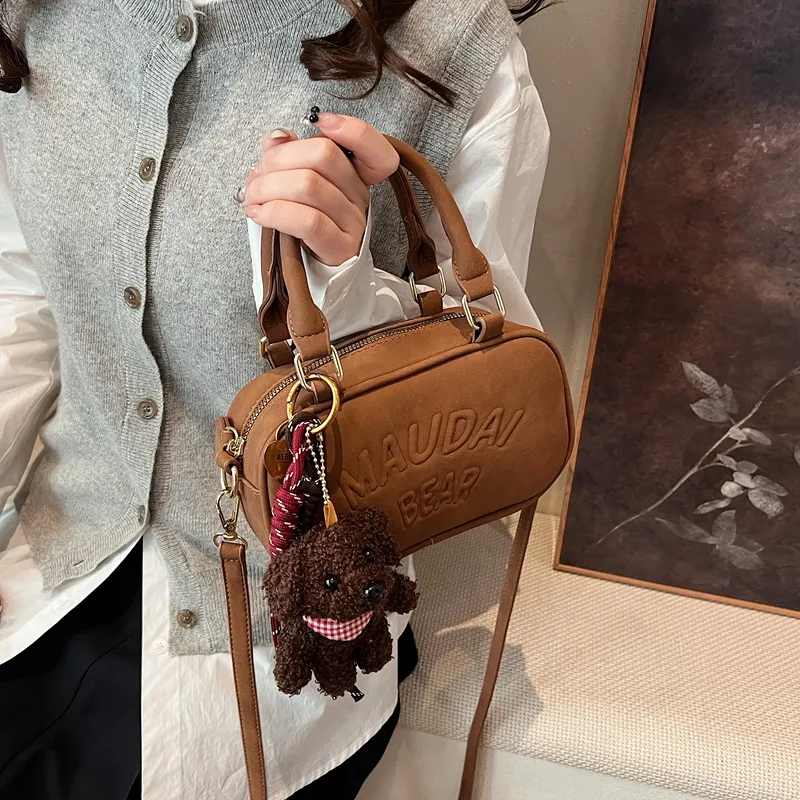 TOUTSEUL YOLO PU Crossbody One Shoulder Handbag Regular Women's Pink/Green/Brown/Black-11