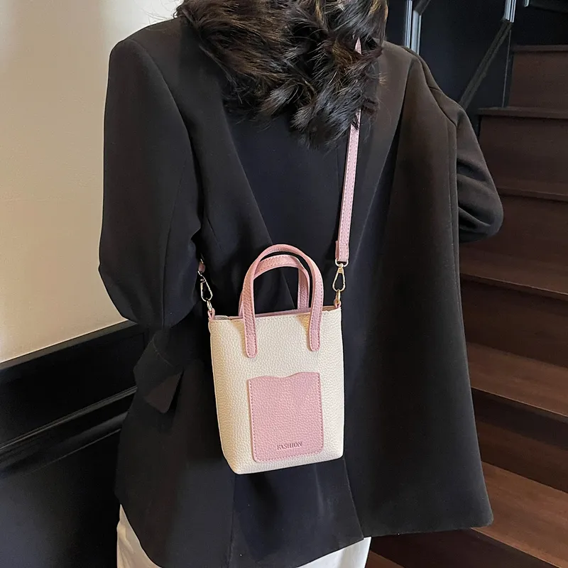 TOUTSEUL YOLO PU Shoulder Bag, Crossbody Bag, Handbag Women's White/Pink/Brown/Black-10