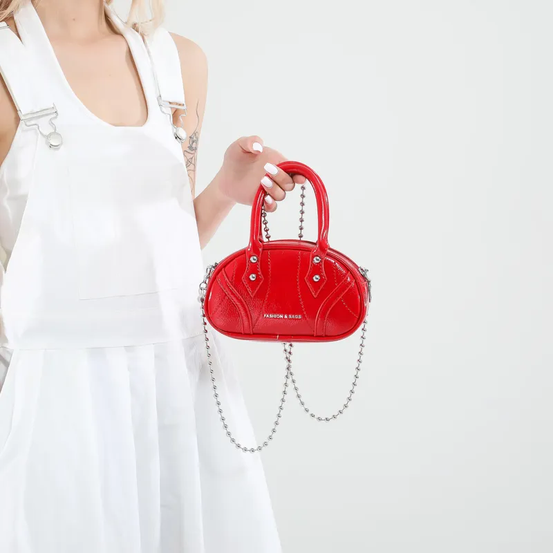 TOUTSEUL YOLO PU One Shoulder Handbag Women's Light Pink/Pink/White/Blue/Red-25