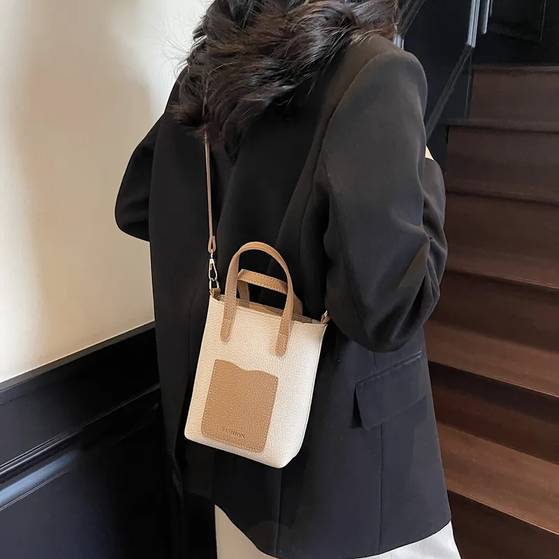 TOUTSEUL YOLO PU Shoulder Bag, Crossbody Bag, Handbag Women's White/Pink/Brown/Black-15
