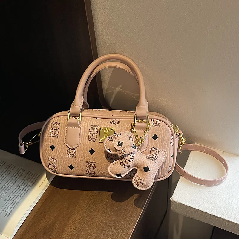 TOUTSEUL YOLO PU Handbag Women's White/Pink/Brown/Khaki/Black/Coffee-11