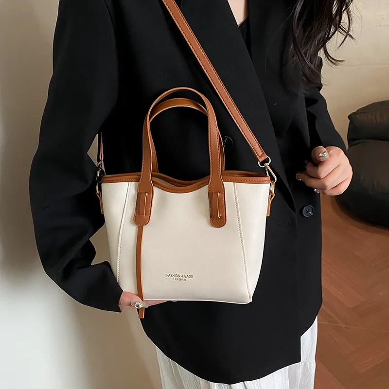 TOUTSEUL YOLO PU Handbag Women's Black/Khaki/Pink/Brown-19