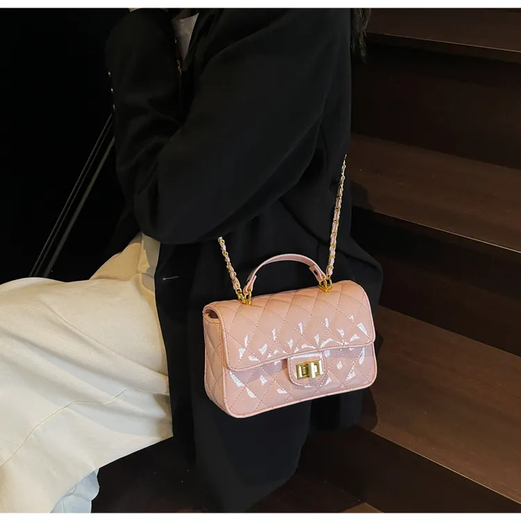 TOUTSEUL YOLO PU Handbag Women's Ecru/Yellow/Black/Burgundy/Pink-45
