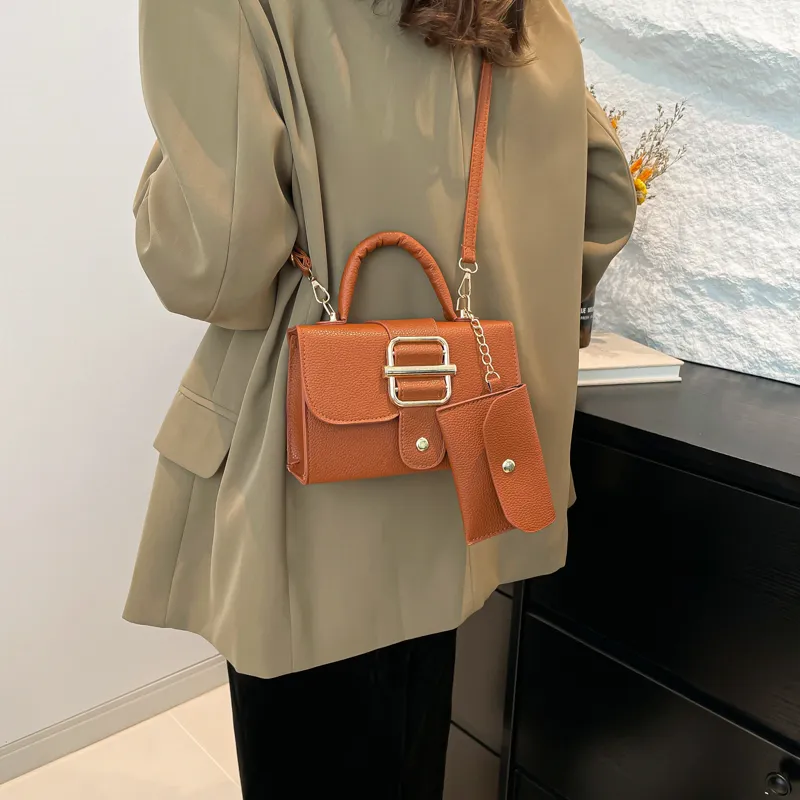 TOUTSEUL YOLO Pu One Shoulder Handbag Women's White/Black/Red/Pink/Brown-22