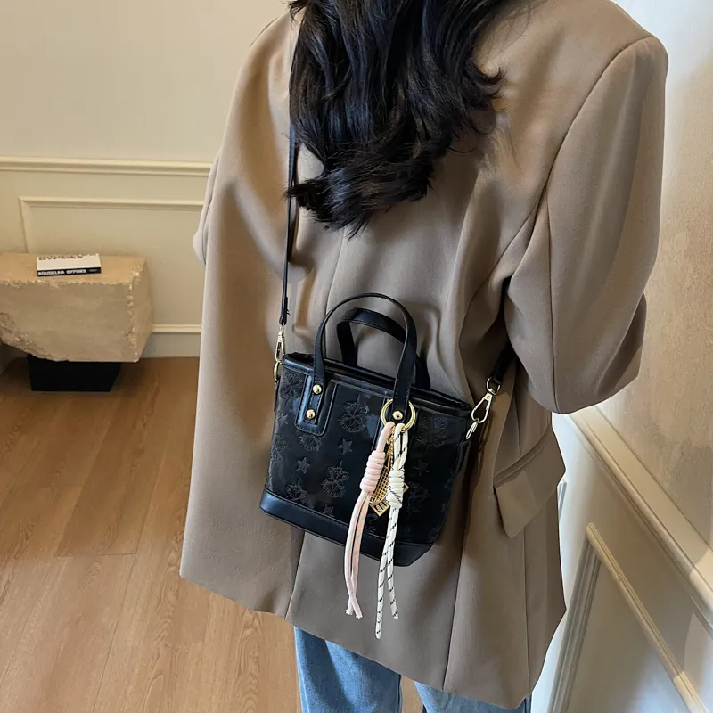 TOUTSEUL YOLO PU One Shoulder Handbag Regular Unisex Multicolor-12