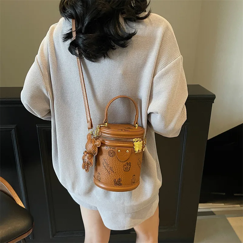 TOUTSEUL YOLO PU Handbag Women's White/Black/Pink/Brown-25