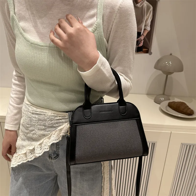 TOUTSEUL YOLO PU One Shoulder Handbag Women's White/Black/Khaki/Light Brown-7