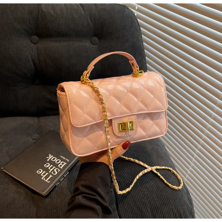 TOUTSEUL YOLO PU Handbag Women's Ecru/Yellow/Black/Burgundy/Pink-54
