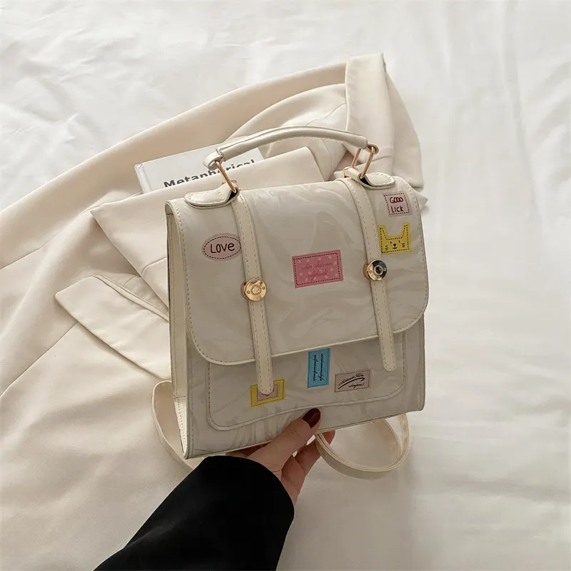 TOUTSEUL YOLO PU Backpack Regular Women's White-13