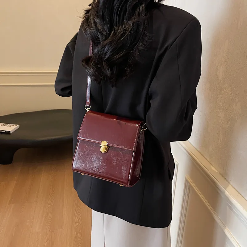 TOUTSEUL YOLO PU Crossbody Bag, Shoulder Bag Regular Women's Black/Burgundy/Coffee/Brown-9