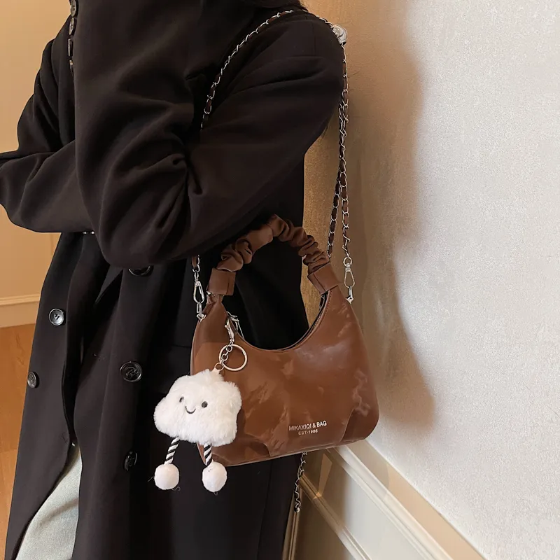 TOUTSEUL YOLO PU Handbag Women's Ecru/Black/Pink/Coffee-21