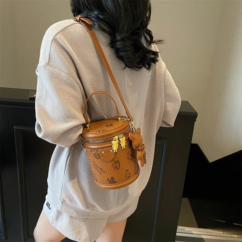TOUTSEUL YOLO PU Handbag Women's White/Black/Pink/Brown-22