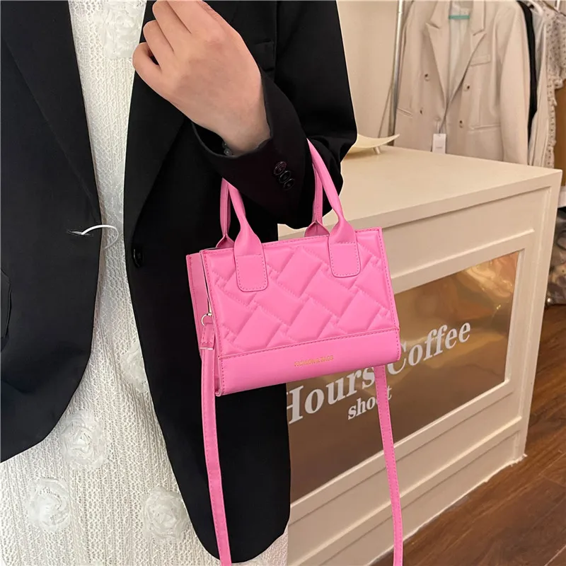 TOUTSEUL YOLO PU Handbag Women's White/Silver/Black/Red/Pink-25