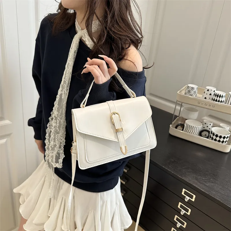 TOUTSEUL YOLO PU Handbag Women's Black Rose Red Green White Khaki-6