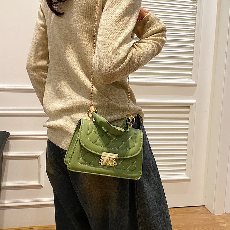 TOUTSEUL YOLO PU Shoulder Bag, Crossbody Bag, Handbag Women's White/Black/Khaki/Green/Brown-18