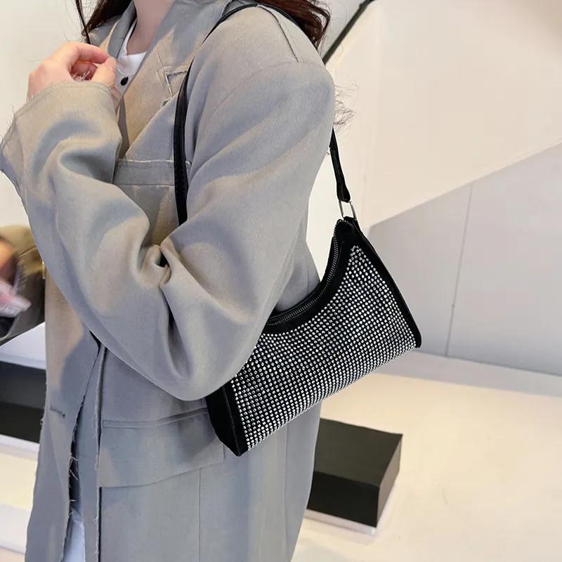 TOUTSEUL YOLO Suede Shoulder Bag Regular Women's Ecru/Black/Rose Red-10