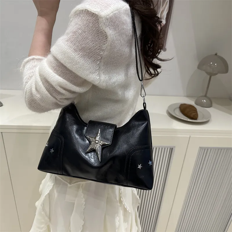 TOUTSEUL YOLO PU Shoulder Bag Women's Ecru/Black/Pink/Red/Light Brown-11