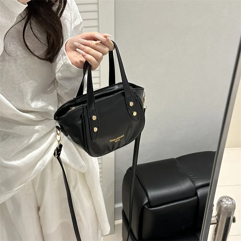 TOUTSEUL YOLO PU Handbag Women's White/Black/Pink/Brown-9