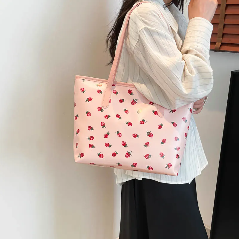 TOUTSEUL YOLO PU Tote Bag, Shopping Bag, Shoulder Bag Women's Multicolor-2