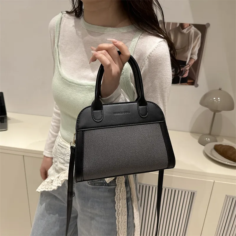 TOUTSEUL YOLO PU One Shoulder Handbag Women's White/Black/Khaki/Light Brown-6
