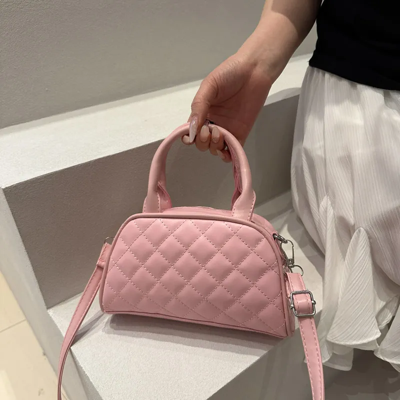 TOUTSEUL YOLO PU Handbag Women's White/Black/Khaki/Pink/Brown-17