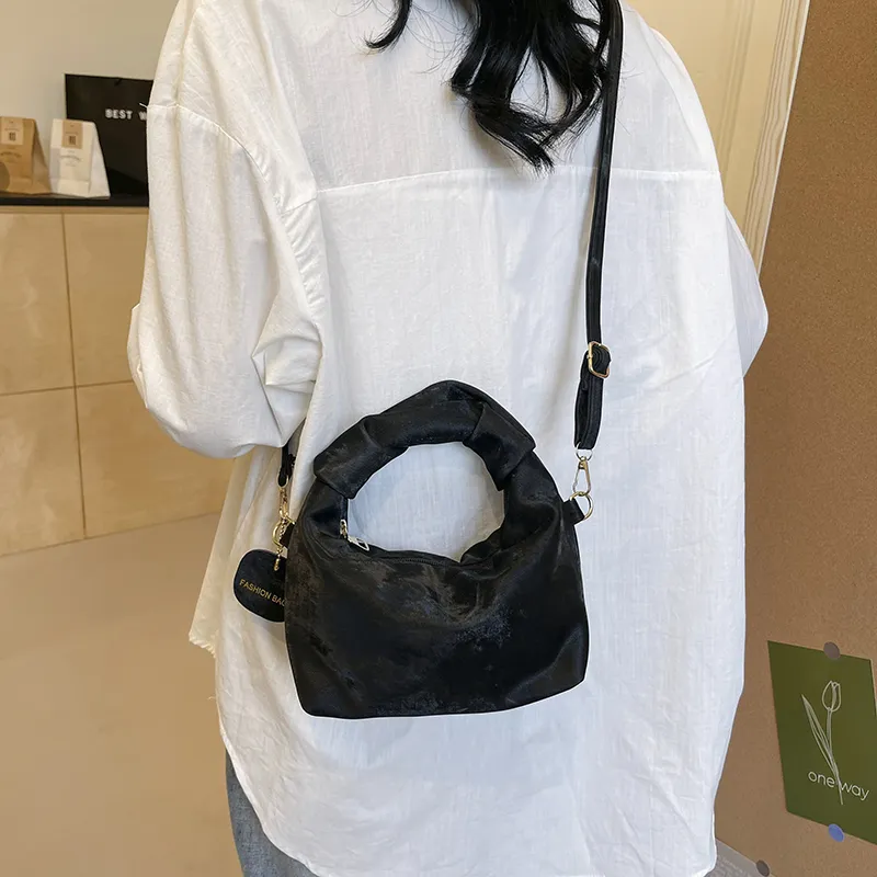TOUTSEUL YOLO PU Shoulder Bag, Crossbody Bag, Handbag Women's White/Silver/Black/Pink-14
