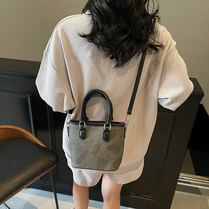 TOUTSEUL YOLO PU Crossbody Handbag Women's Beige & Brown/Beige & Black/Black & Pink-14