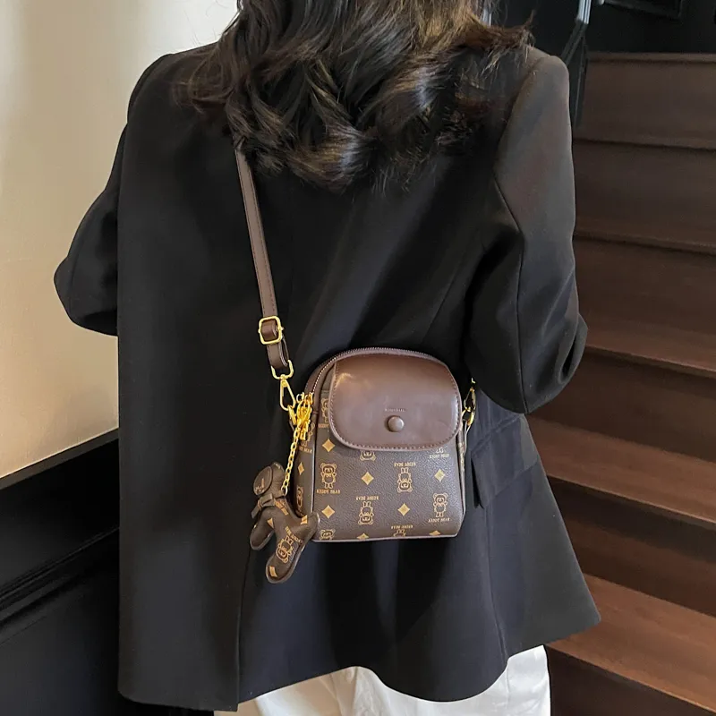 TOUTSEUL YOLO PU Crossbody Bag, Shoulder Bag Women's White/Pink/Coffee/Brown-13