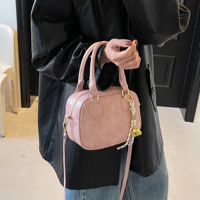 TOUTSEUL YOLO PU Shoulder Bag, Crossbody Bag, Handbag Regular Women's Ecru/Black/Pink/Brown-12